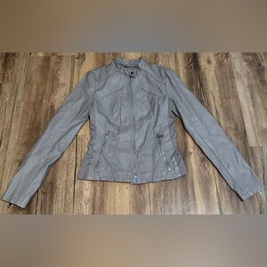 Guess Faux Leather Moto Jacket